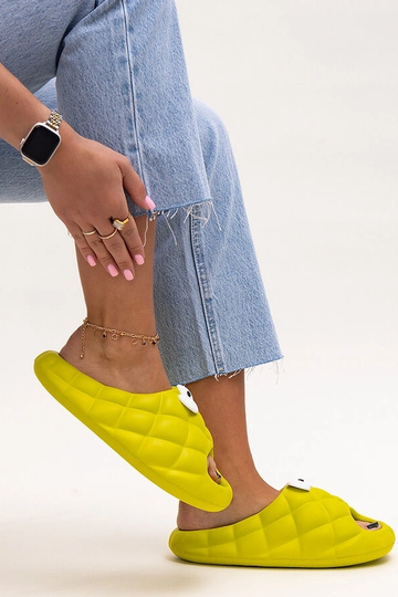 Zelené penové šľapky s... 2