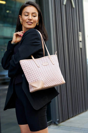 Ružová vzorovaná kabelka... 2