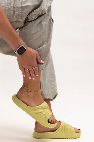 Zelené penové žabky Cunta 2