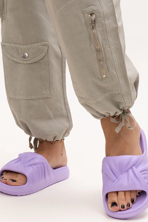 Fialové penové žabky Cunta