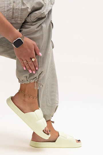 Penové žabky Diamanda zelené