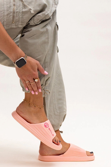 Penové žabky v ružovej farbe