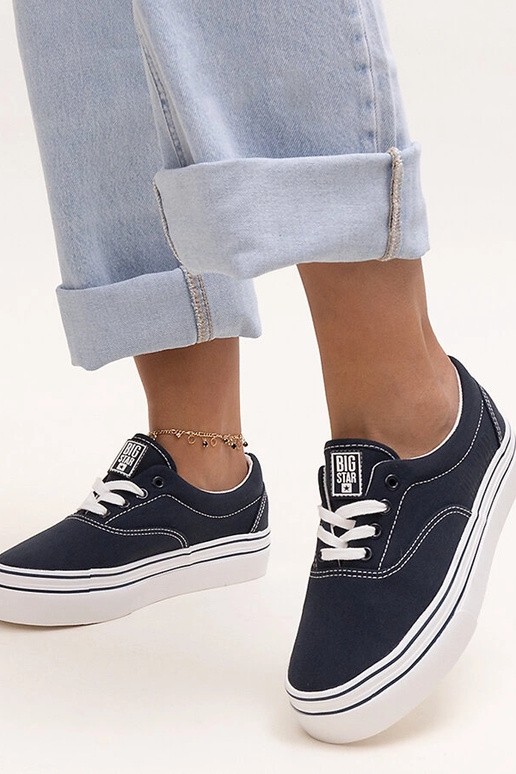 Námornícke modré tenisky Big Star...