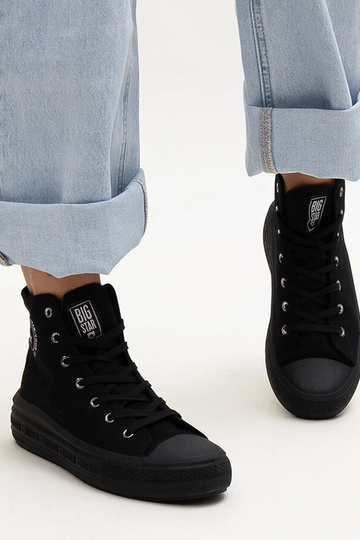 Čierne vysoké tenisky Big... 2