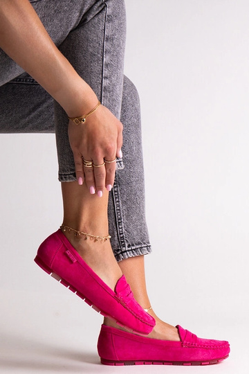 Tmavo ružové mokasíny Big...