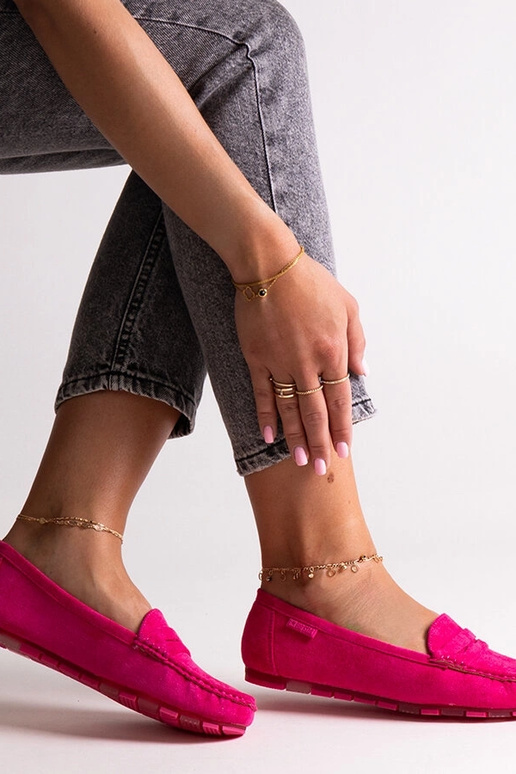 Tmavo ružové mokasíny Big Star NN274934