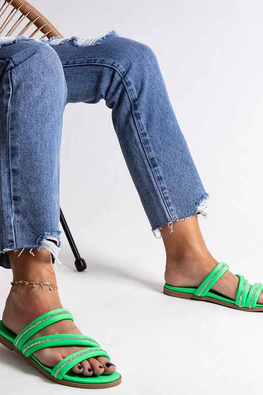 Zelené zirkónové žabky Martinela