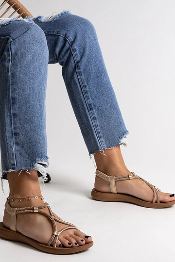 Zlaté sandále Leilana...