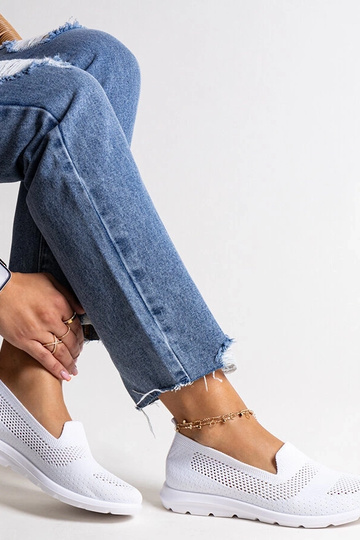 Biele tenisky s penovou...