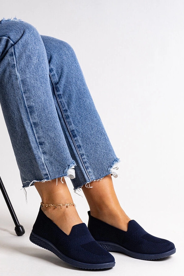 Abadly Navy Slip-On tenisky 2