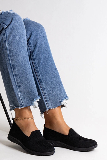 Čierne Abadly Slip-On tenisky 2