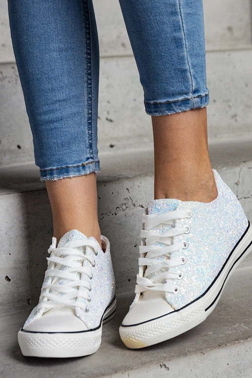 Zelené lesklé vysoké tenisky Jadwa