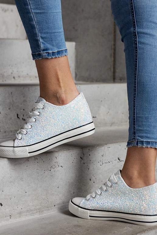 Zelené lesklé vysoké tenisky Jadwa