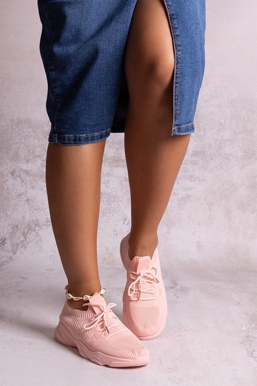 Madi ružové látkové tenisky