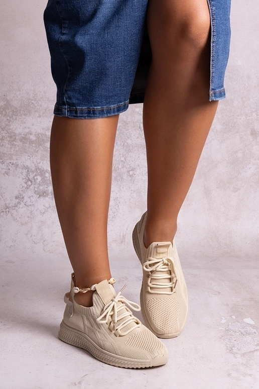 Béžové športové tenisky Khitam