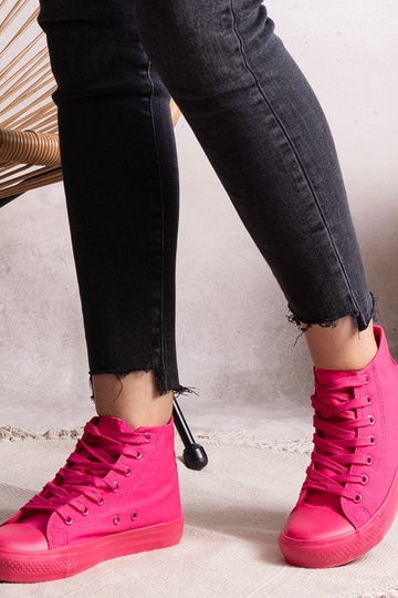 Tmavo ružové vysoké tenisky... 2