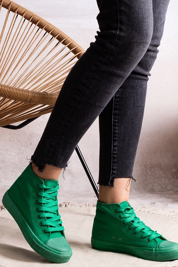 Zelené vysoké tenisky Rafife