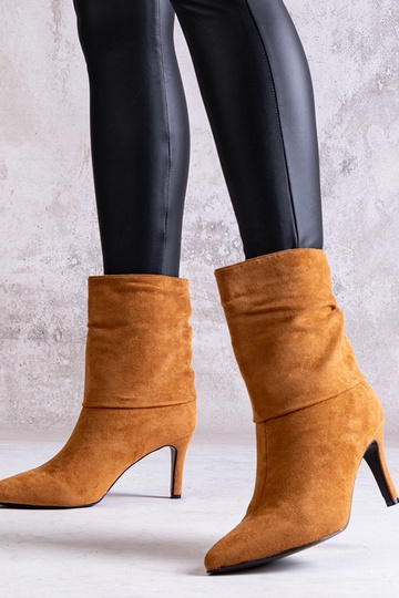 Hnedé členkové čižmy na... 2