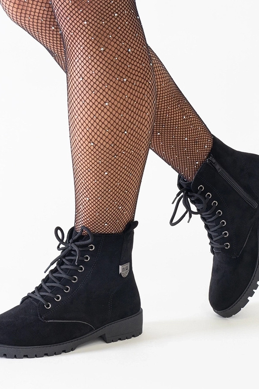 Čierne pracovné topánky z umelej...