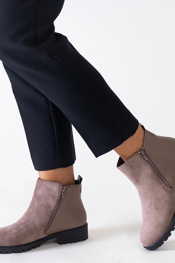 Hnedé platformové topánky z... 2