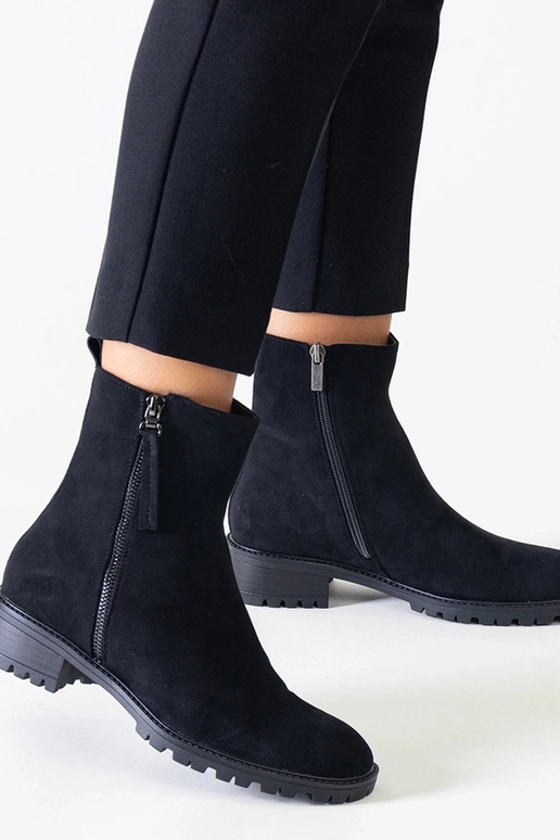 Čierne vysoké platformové topánky z...