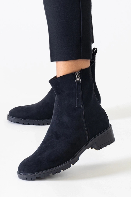 Čierne vysoké platformové topánky z...