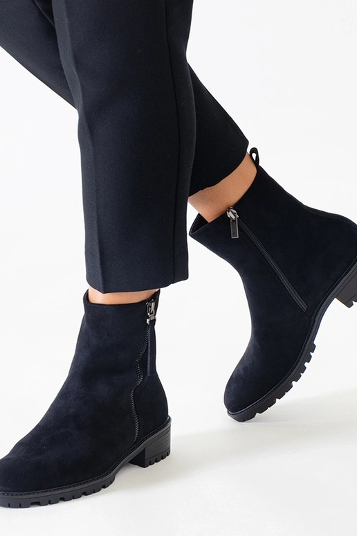 Čierne vysoké platformové topánky z...