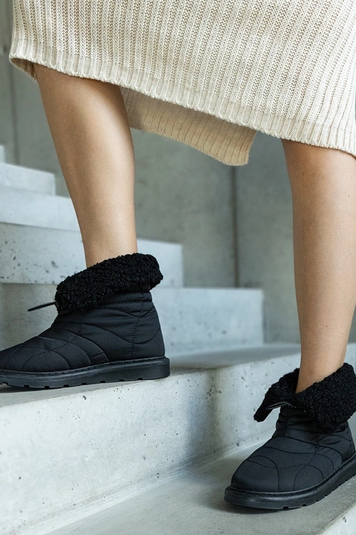 Čierne zateplené snehule Caellita so...