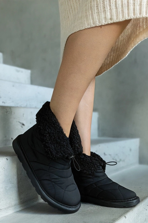 Čierne zateplené snehule Caellita so...