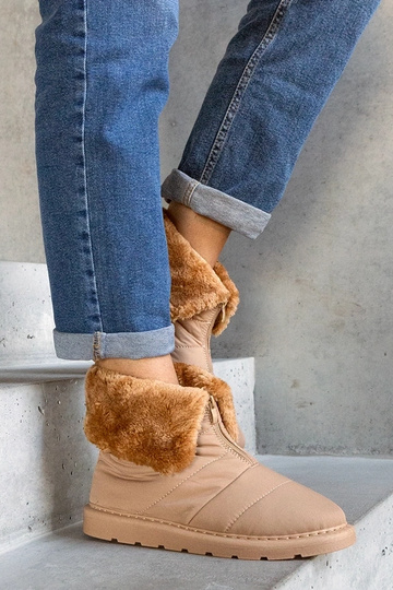 Béžové zateplené snehule s... 2