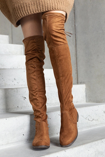 Hnedé platformové topánky z...