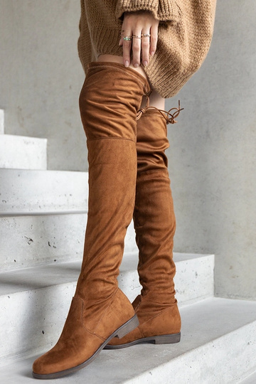 Hnedé platformové topánky z... 2