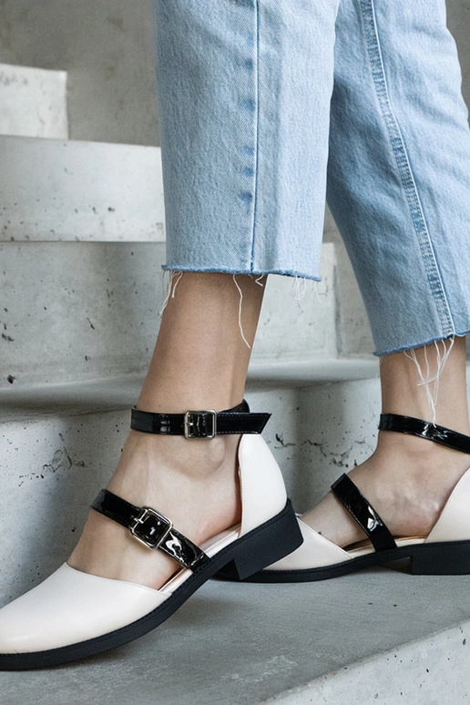 Béžové baleríny so sponou Josiane Béžové baleríny so sponou Josiane