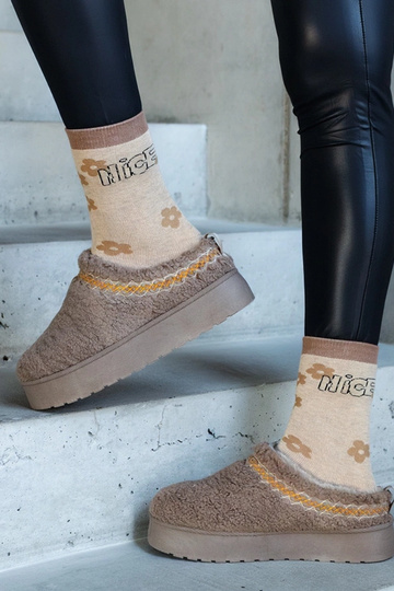 Hnedé nízke topánky do...