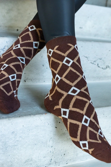 Čiernobiele teplé ponožky...