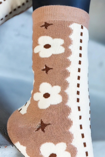 Čiernobiele teplé ponožky... 2