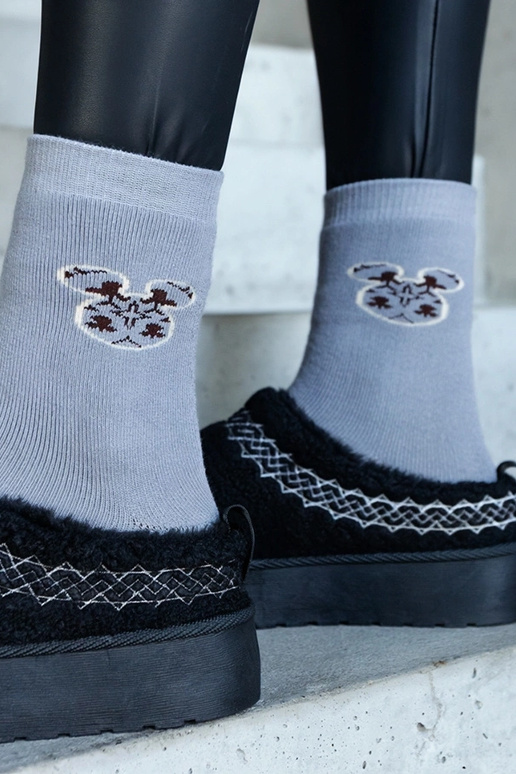 Sella sivé teplé ponožky Sella sivé teplé ponožky