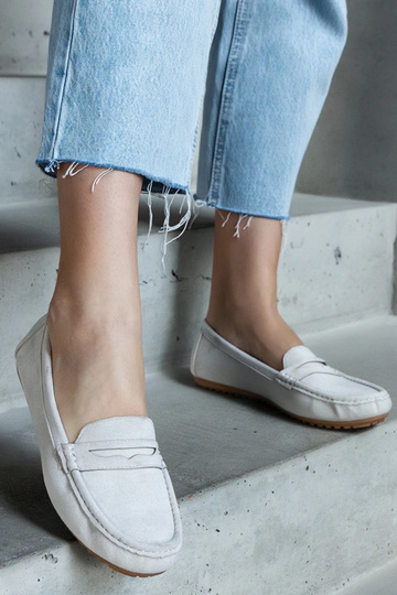 Sivé mokasíny z umelej... 2