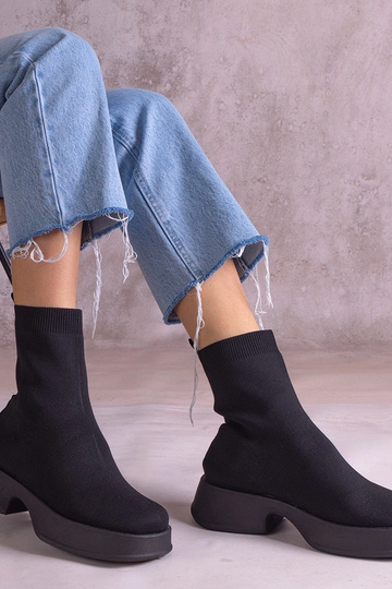 Čierne členkové čižmy s... 2