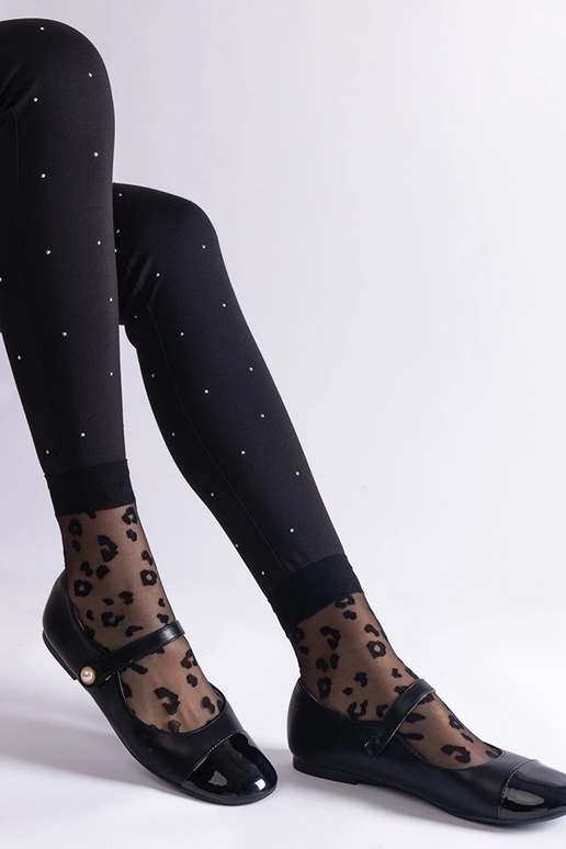 Čierne lakované balerínky so...