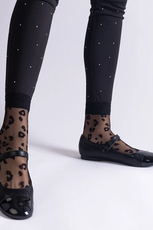 Čierne lakované balerínky so...