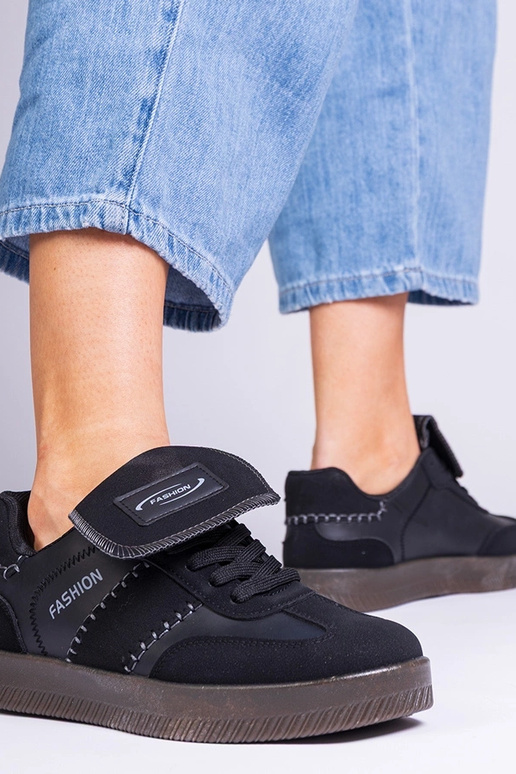 Čierne slip-on dámske tenisky so...