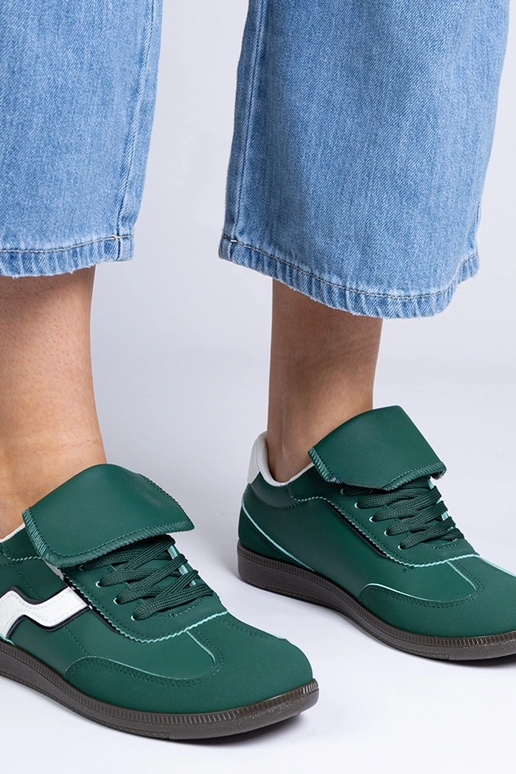 Zelené nízke dámske tenisky s...