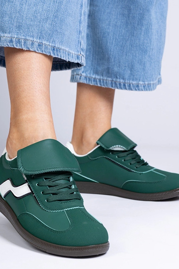 Zelené nízke dámske tenisky... 2