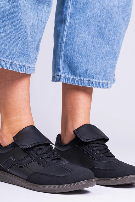 Čierne nízke dámske tenisky s...