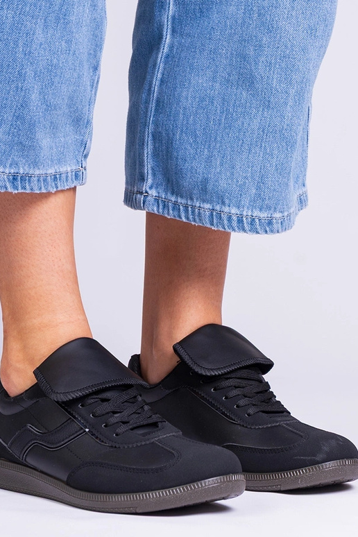 Čierne nízke dámske tenisky s...