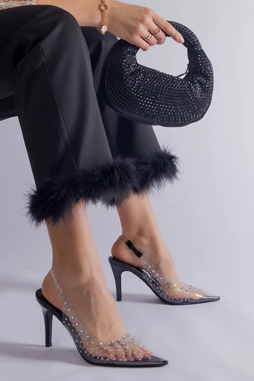 Priesvitné lodičky s odhalenou pätou...