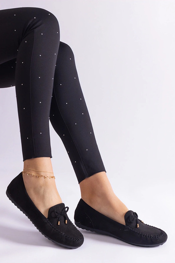 Dámske čierne semišové... 2