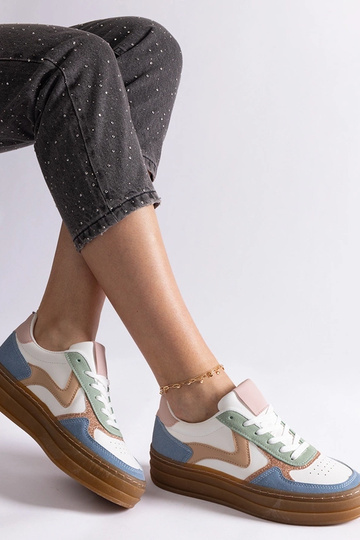 Modré tenisky s gumenou... 2