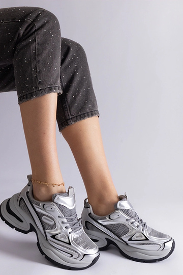 Strieborné tenisky s... 2